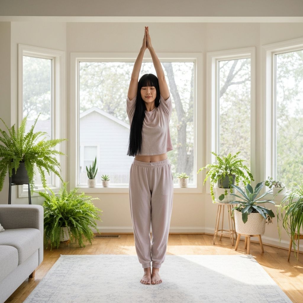 Morning stretching routine